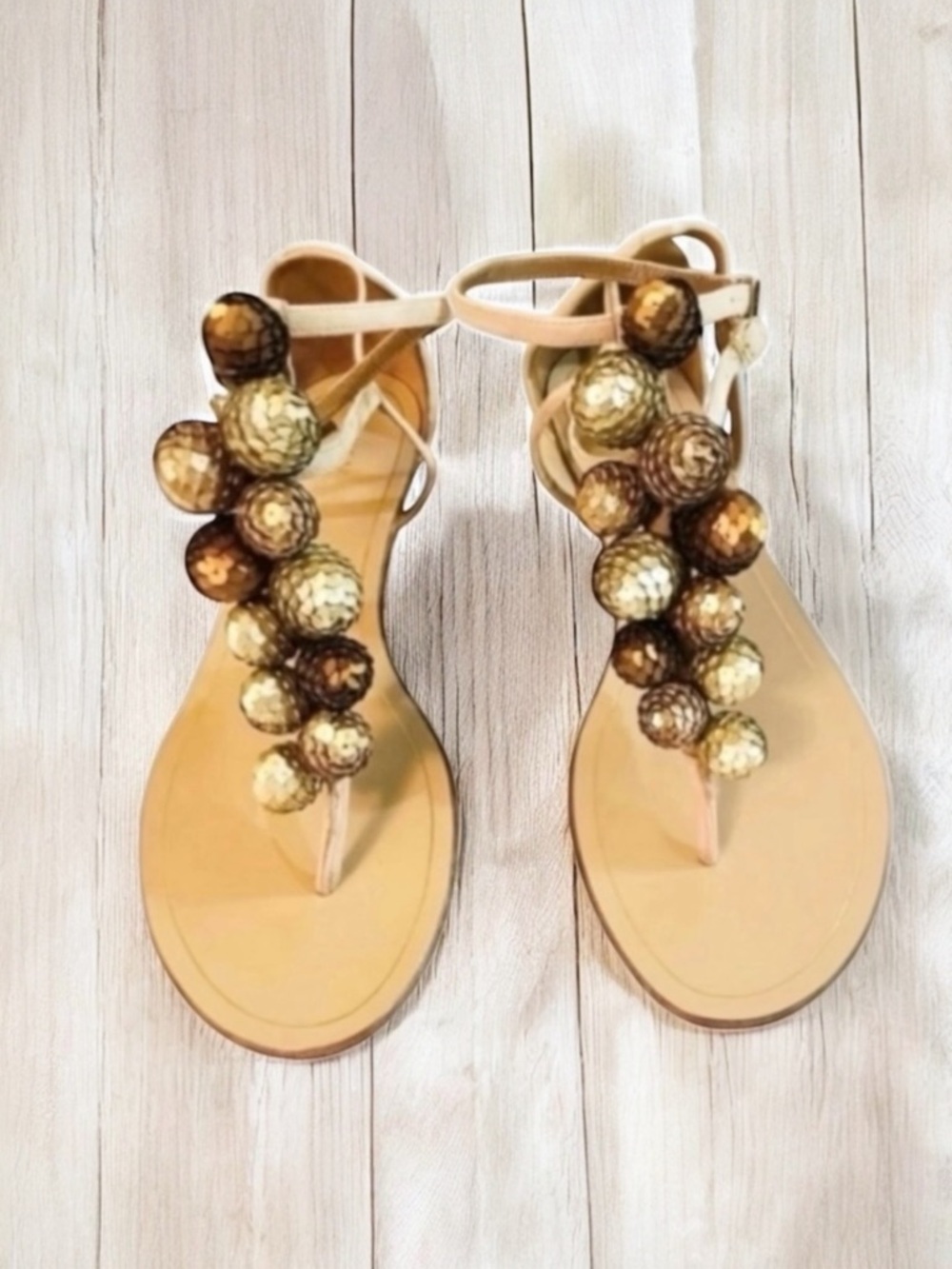 AQUAZZURA DISCO INFRA SUEDE
POM POM SANDALS SIZE 37